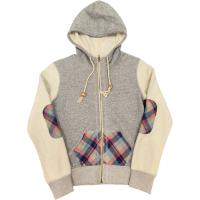 Hooded Zip Front Opening Jacket